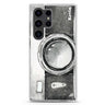 Fashion Camera personalized name Samsung Galaxy S26/S25/S24/S23/S22 Ultra ultra clear case, transparent design, main view
