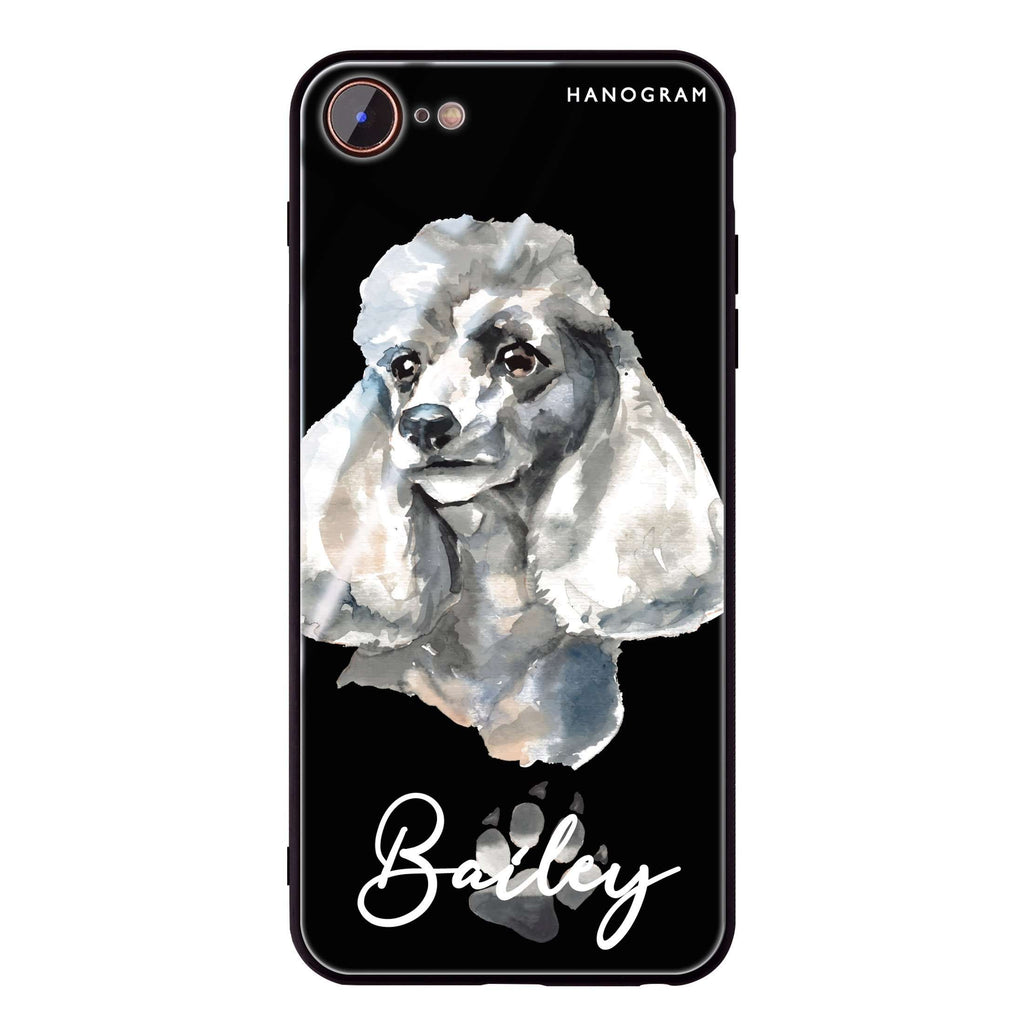 Poodle iPhone 8 Glass Case