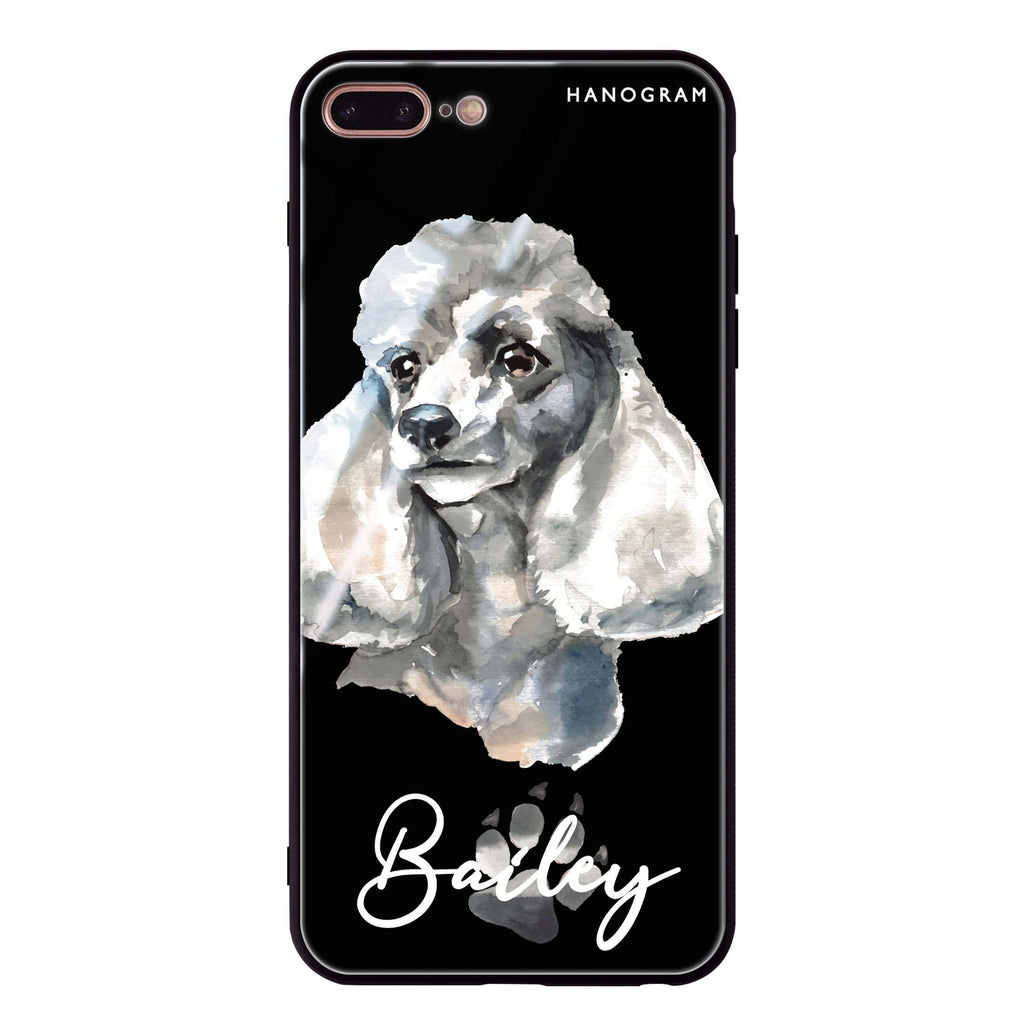 Poodle iPhone 8 Plus Glass Case