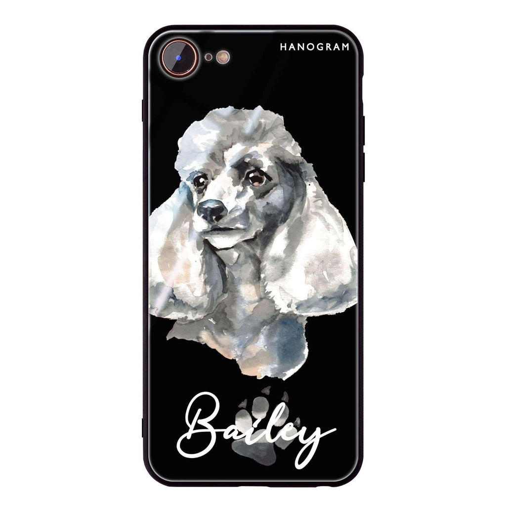 Poodle iPhone 7 Glass Case