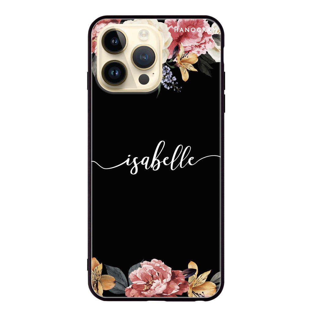 Art of Classic Floral iPhone 13 Pro Max Glass Case