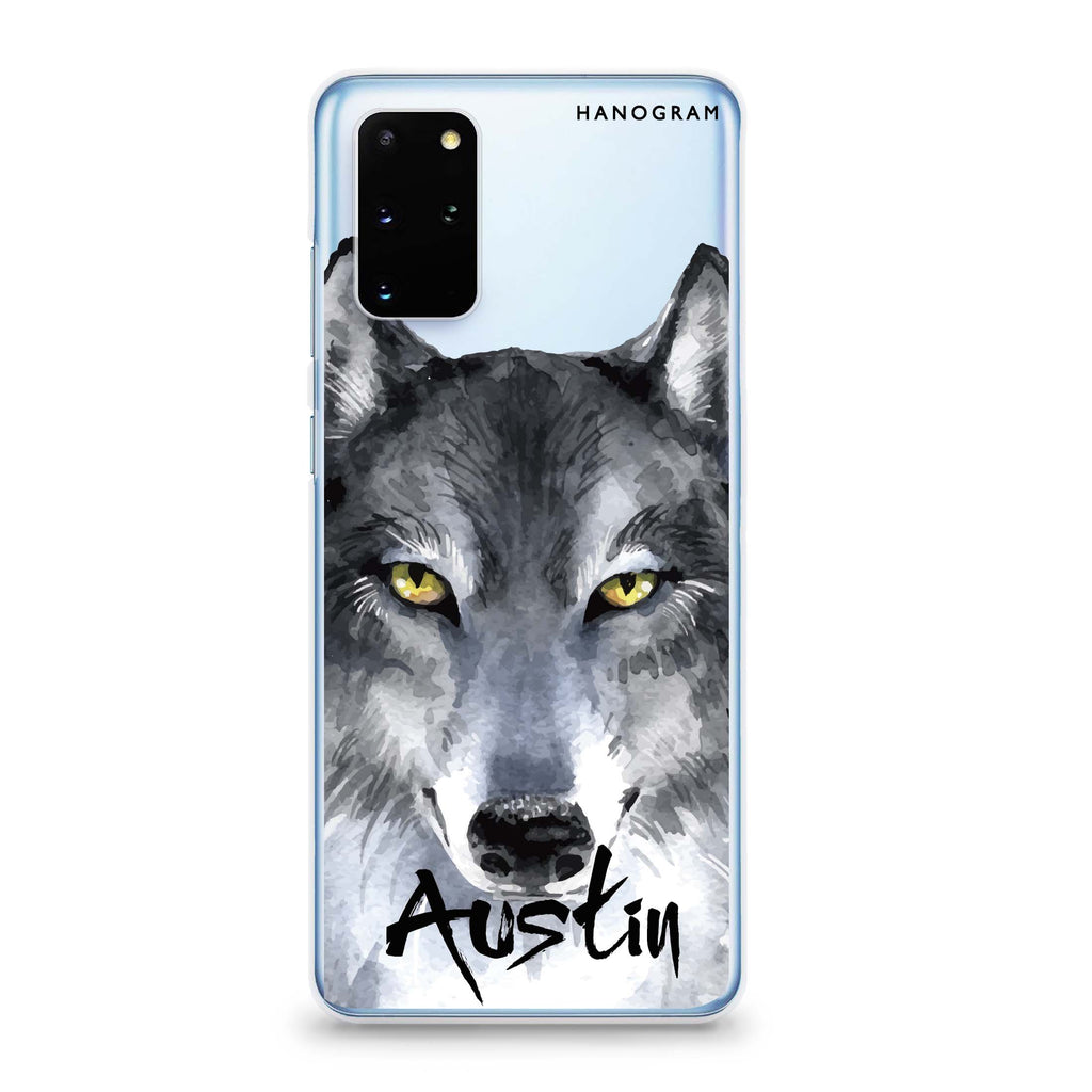 Snow Wolf Samsung S20 Soft Clear Case