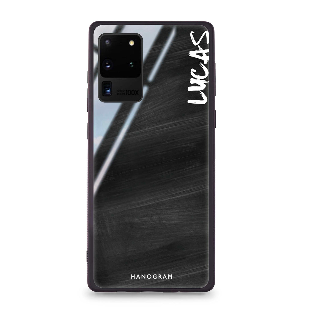 Burst Black Samsung S20 Ultra Glass Case