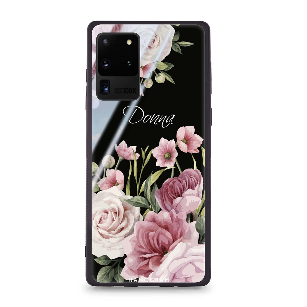 Beautiful Flowers Samsung Glass Case