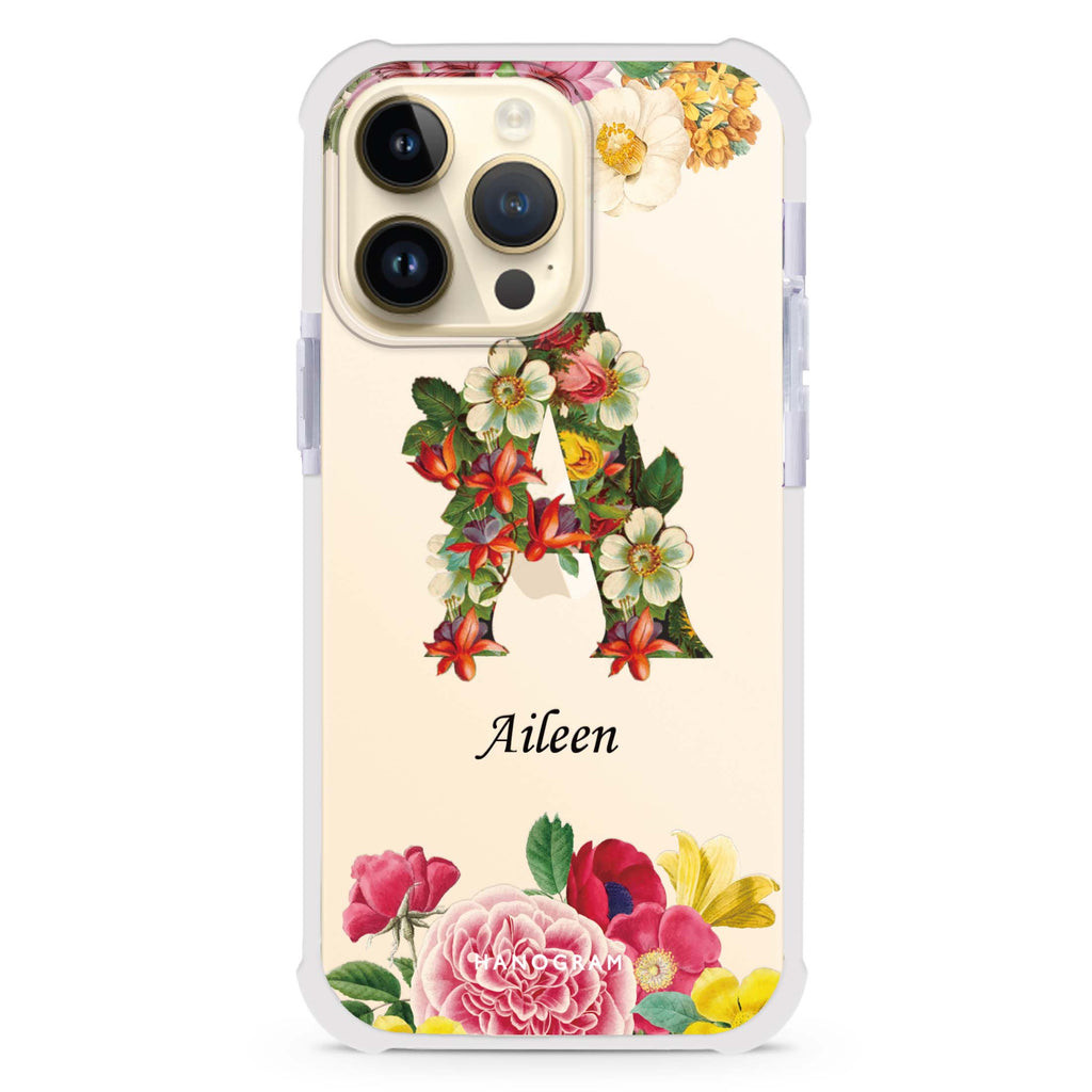 Bouqet Flower Monogram Ultra Shockproof Case