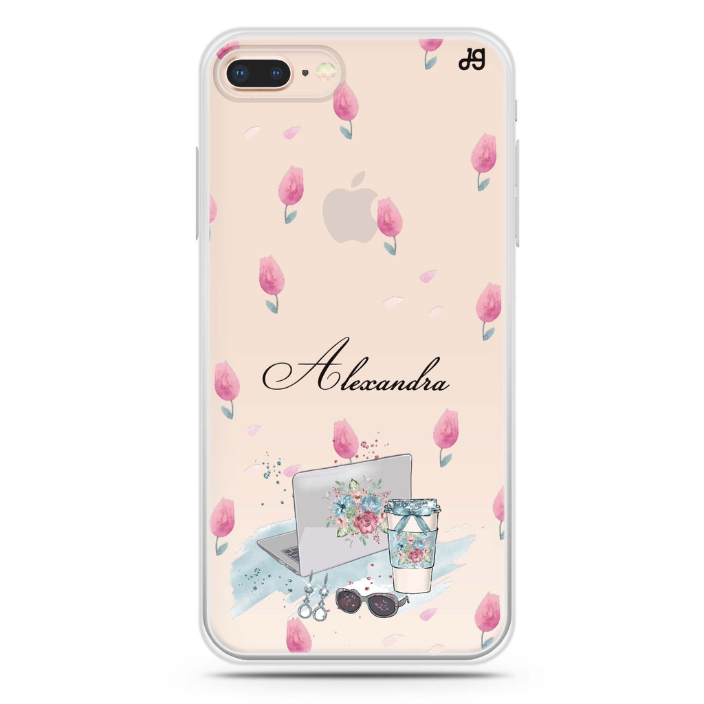 My Foral Lifestyle iPhone 8 Ultra Clear Case