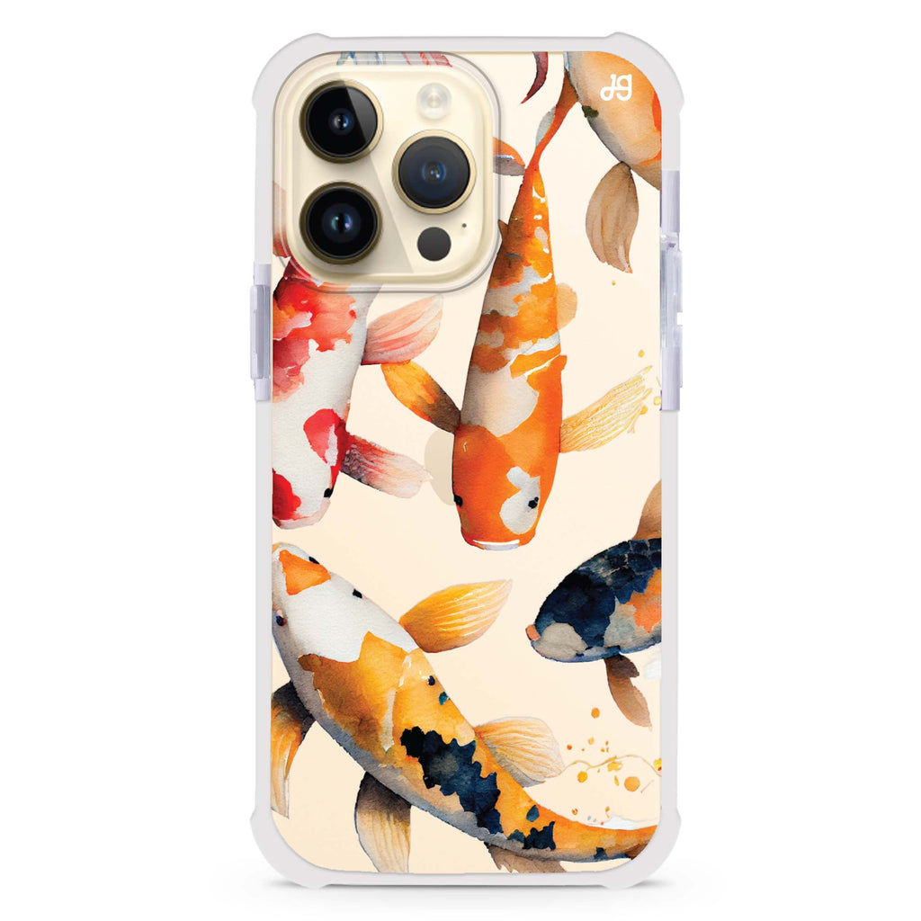 Koi fish iPhone 14 Pro Ultra Shockproof Case – Hanogram