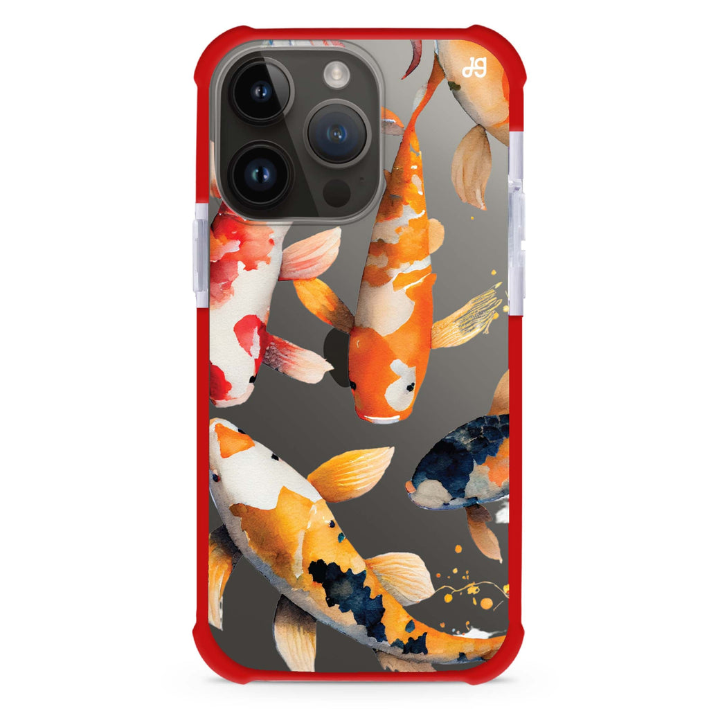 Koi fish iPhone 14 Pro Max Ultra Shockproof Case