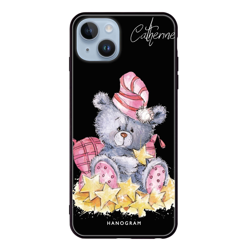 Star Bear iPhone 14 Plus Glass Case