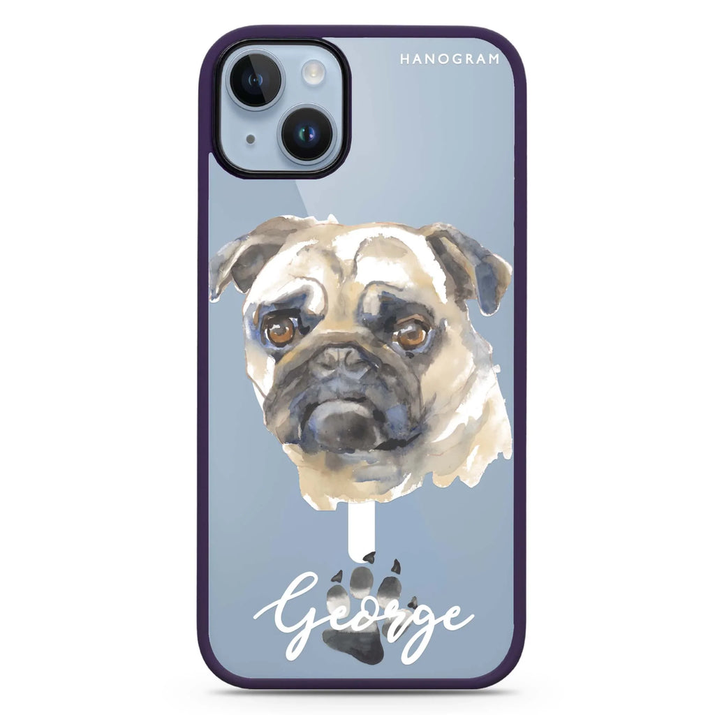 Pug iPhone 14 Plus MagSafe Compatible Impact Guard Bumper Case