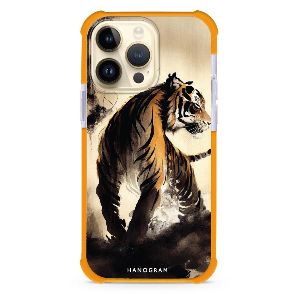 Tiger Painting iPhone 14 Pro Max Ultra Shockproof Case