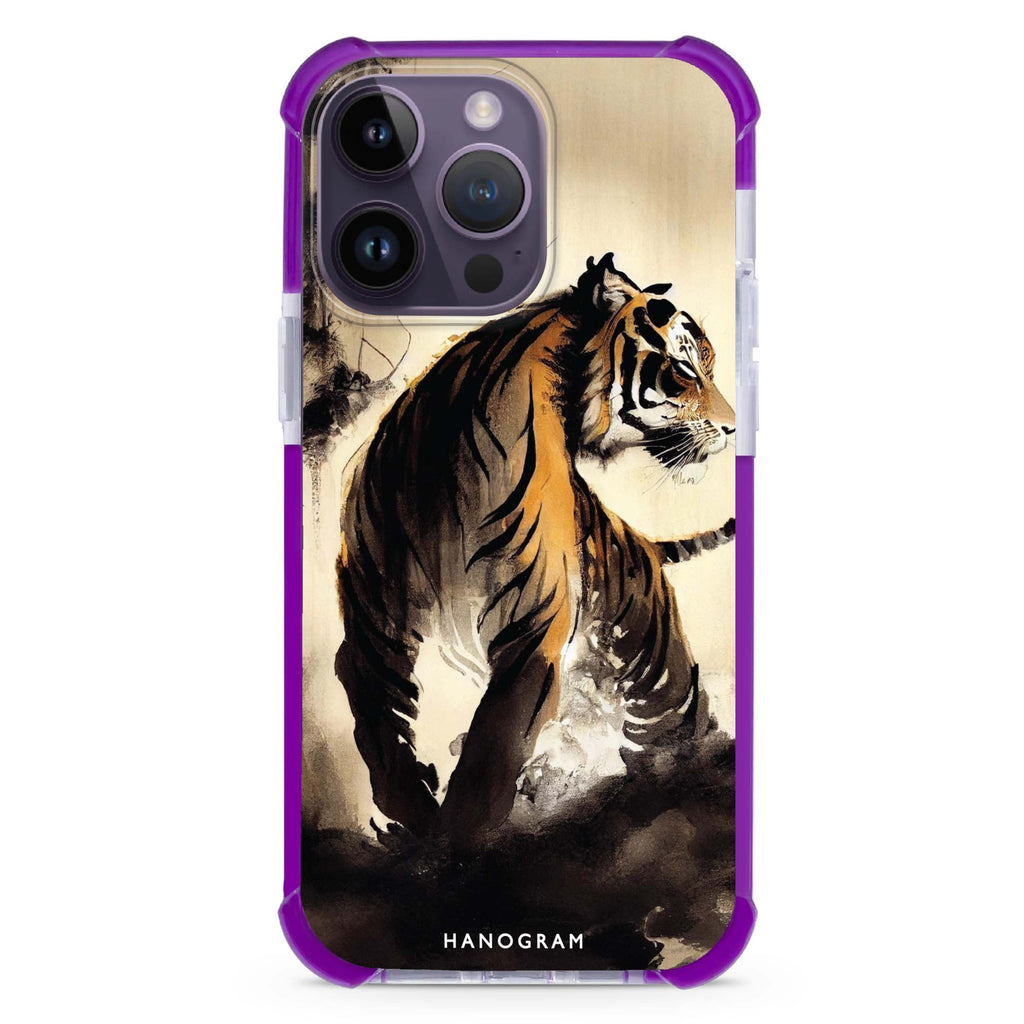 Tiger Painting iPhone 14 Pro Ultra Shockproof Case