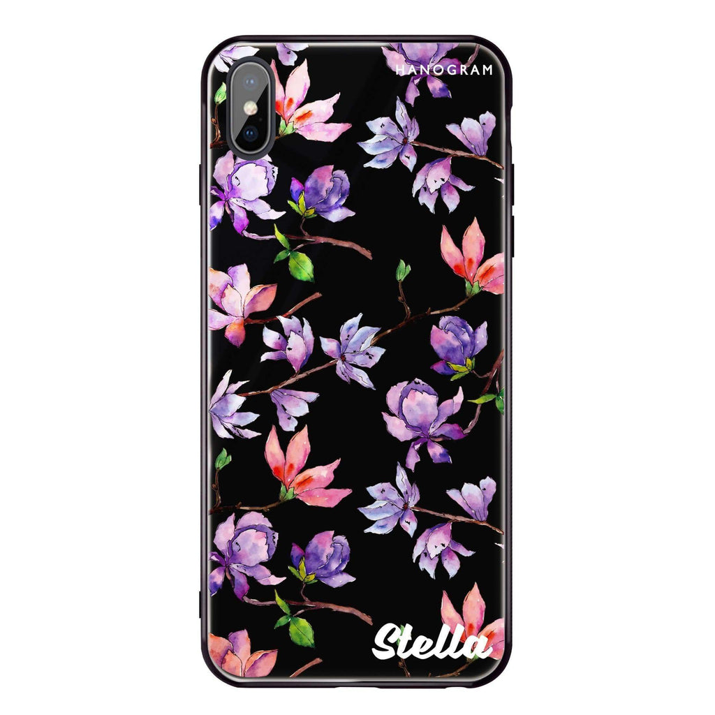Color In Spring iPhone XS Glass Case