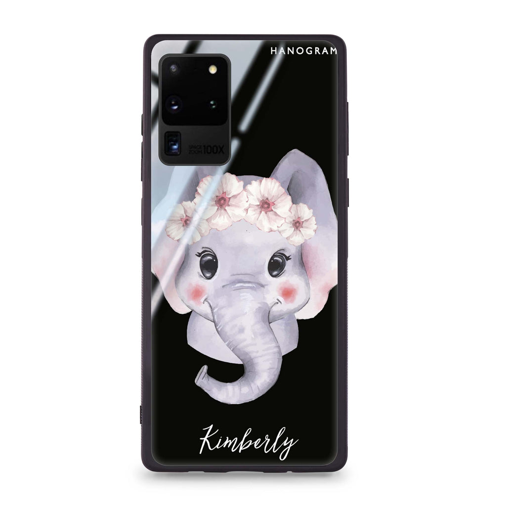Baby Elephant Samsung Glass Case