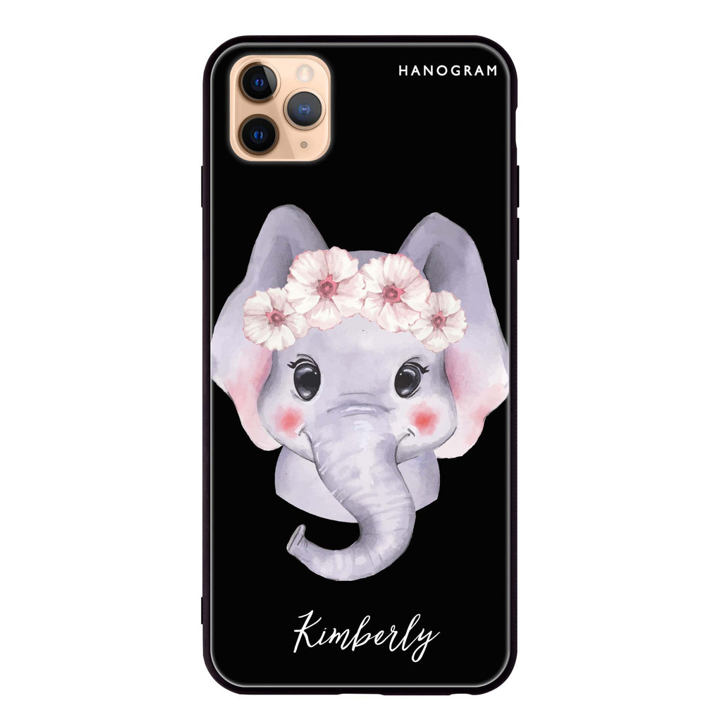 Baby Elephant iPhone 11 Pro Max Glass Case