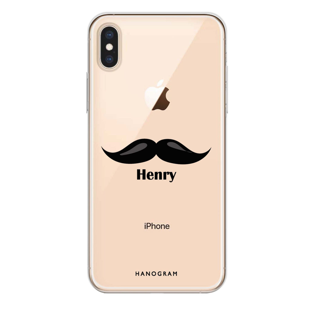 Moustache iPhone X Ultra Clear Case