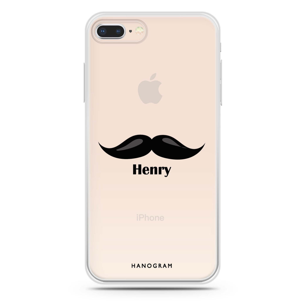 Moustache iPhone 8 Ultra Clear Case