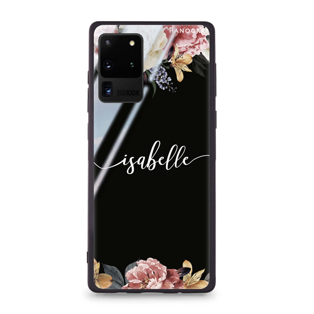 Art of Classic Floral Samsung Glass Case