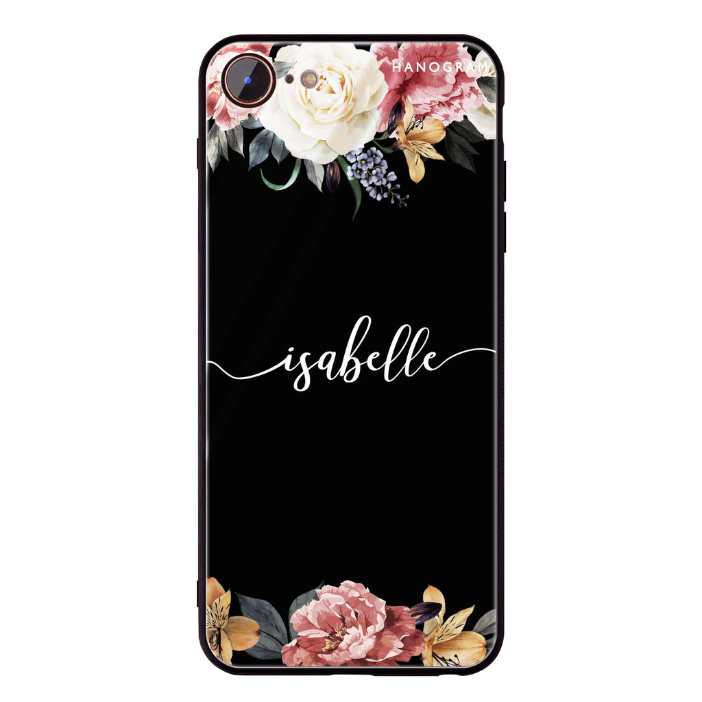 Art of Classic Floral iPhone 7 Glass Case