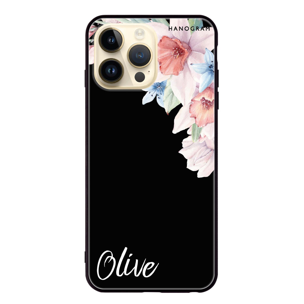 Glamour Floral Glass Case