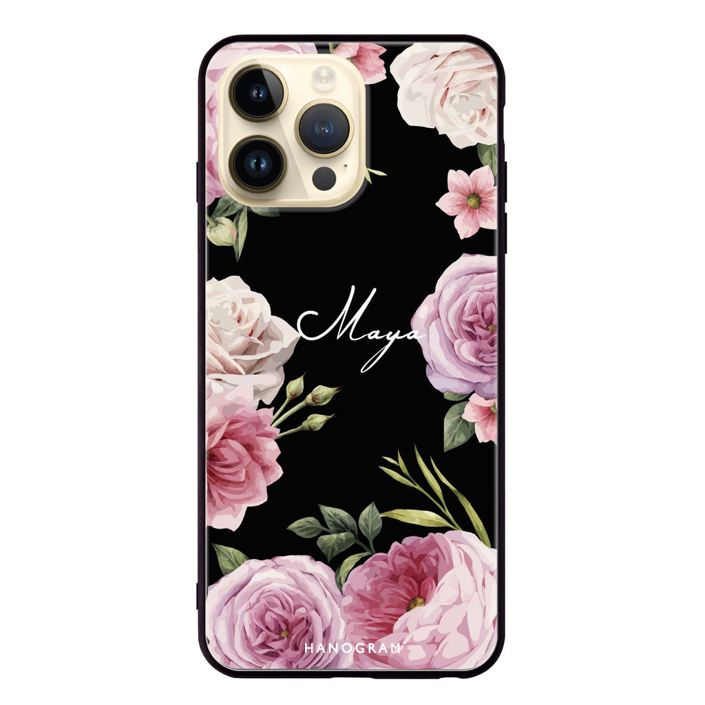Beautiful Pretty Floral iPhone 13 Pro Max Glass Case