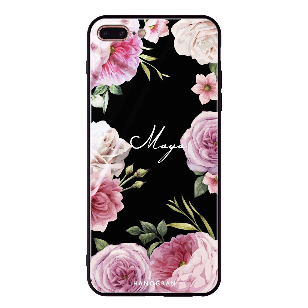 Beautiful Pretty Floral iPhone 7 Plus Glass Case