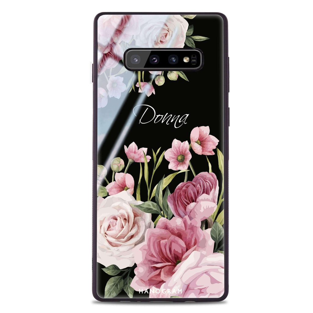 Beautiful Flowers Samsung S10 Plus Glass Case