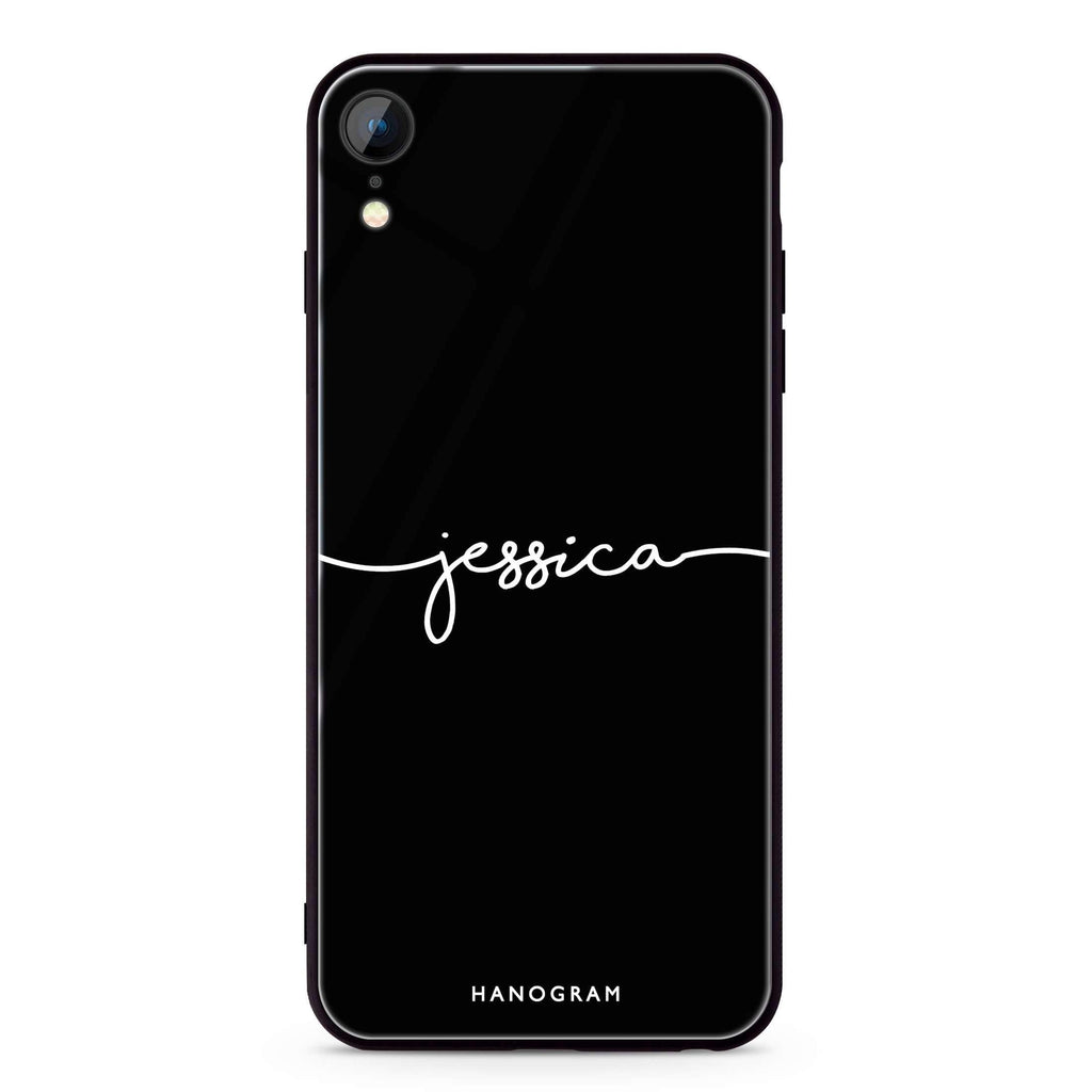 Handwritten iPhone XR Glass Case