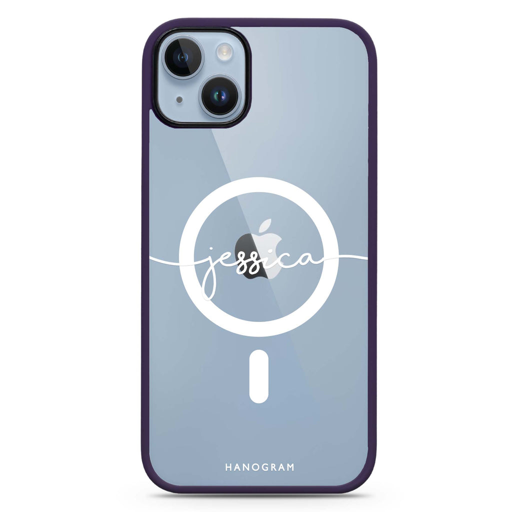 Handwritten iPhone 14 Plus MagSafe Compatible Impact Guard Bumper Case