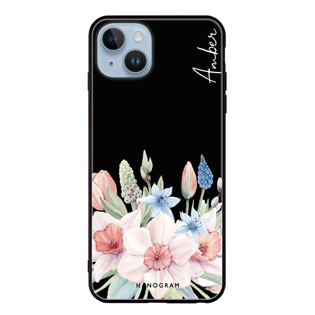 My Glamour Floral iPhone 14 Plus Glass Case
