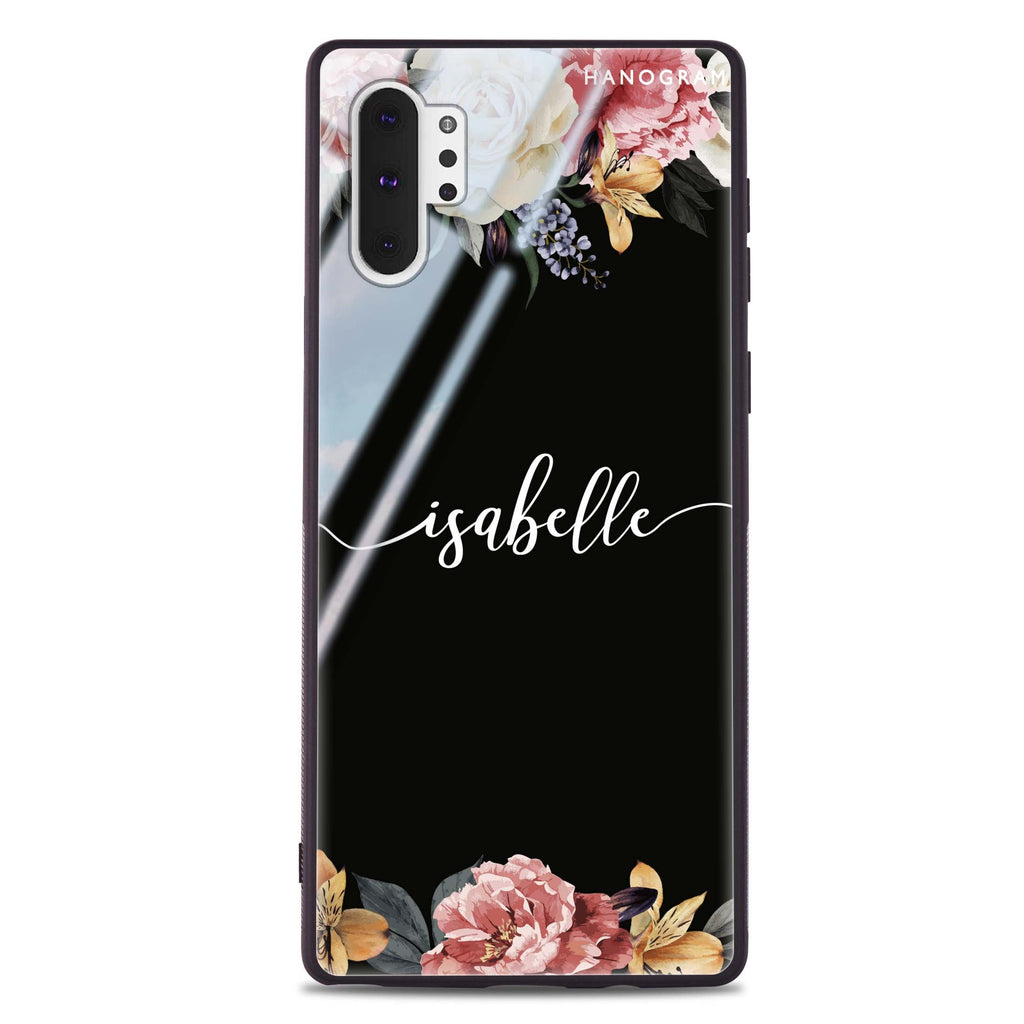 Art of Classic Floral Samsung Note 10 Plus Glass Case