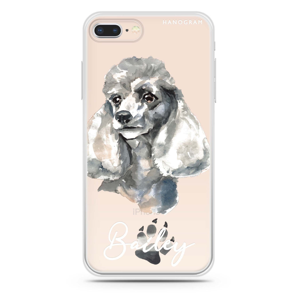 Poodle iPhone 8 Ultra Clear Case