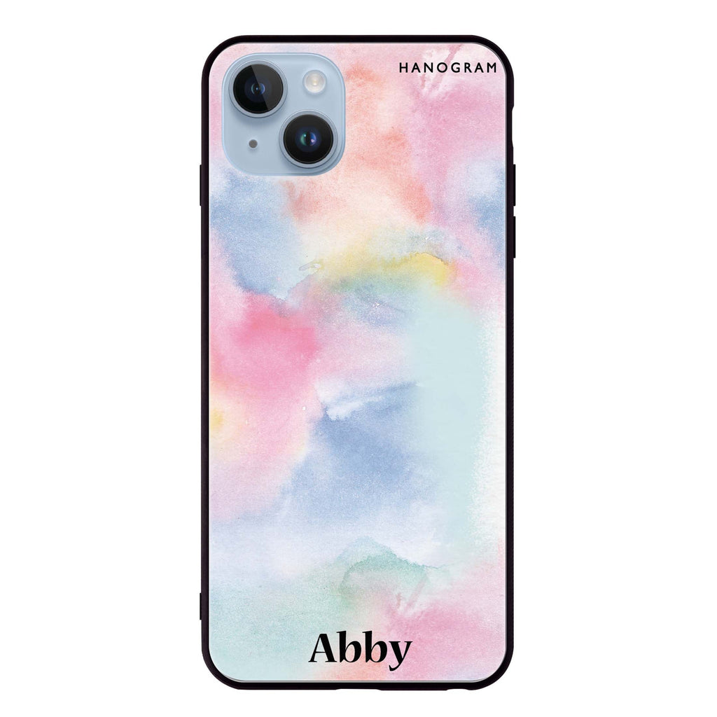 Magic Watercolour iPhone 14 Plus Glass Case