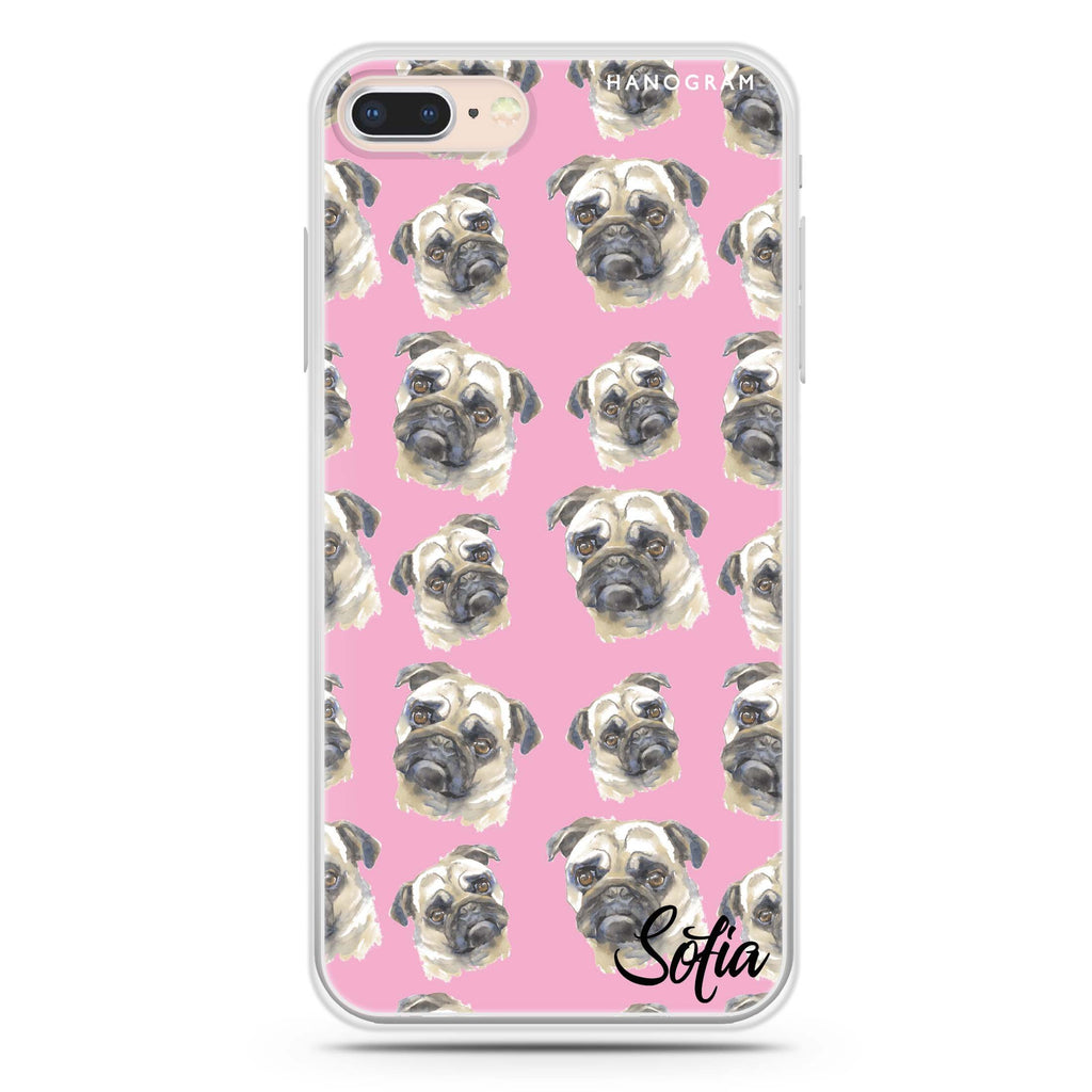 PugPug iPhone 8 Ultra Clear Case