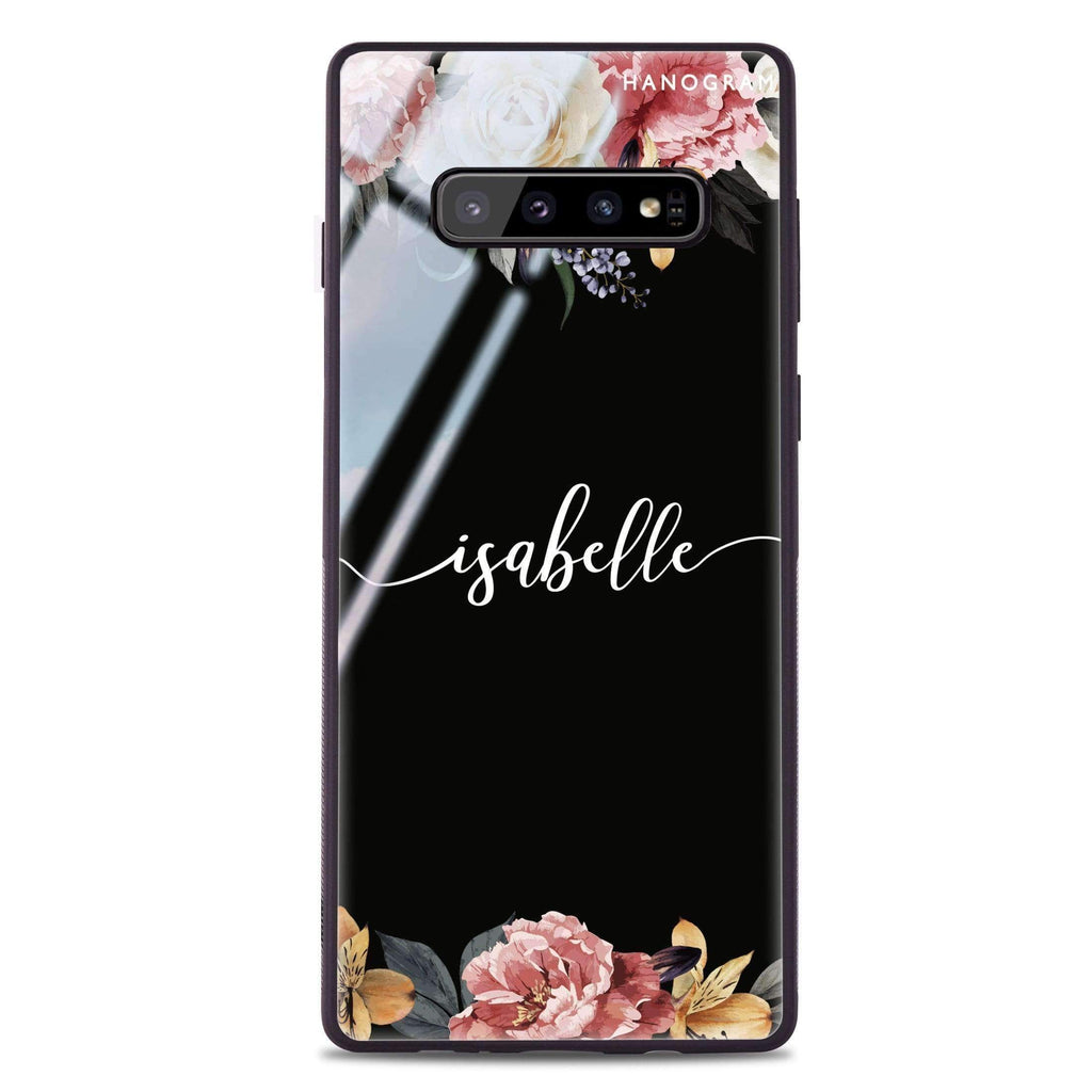 Art of Classic Floral Samsung S10 Glass Case
