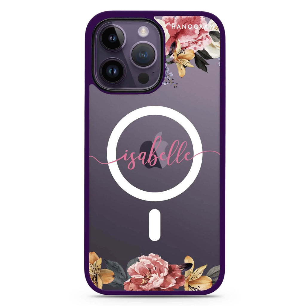 Art of Classic Floral MagSafe Compatible Impact Guard Bumper Case