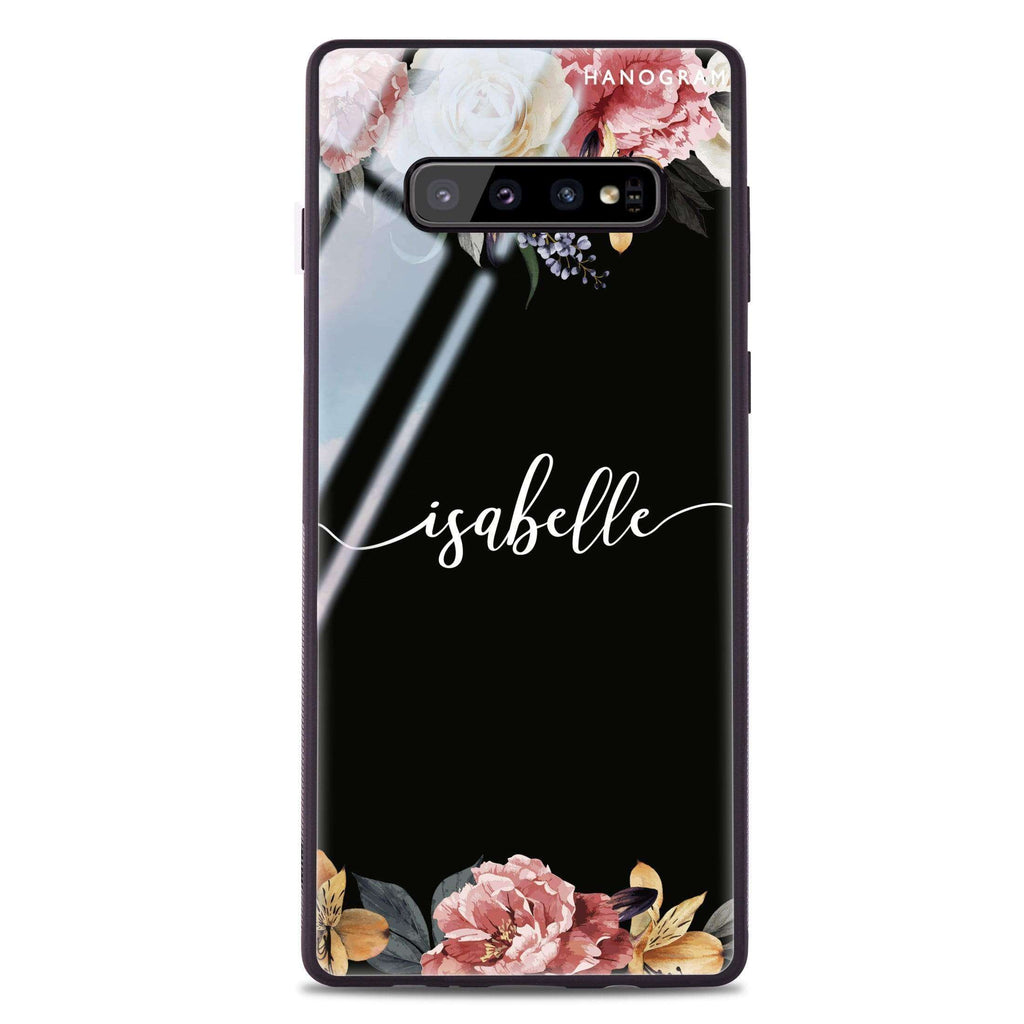 Art of Classic Floral Samsung S10 Plus Glass Case