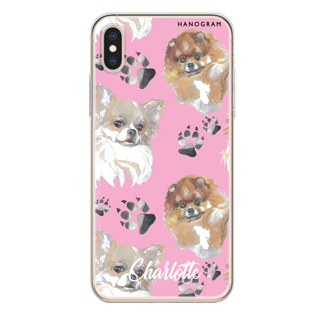 Pompom & Chihuahua iPhone XS Ultra Clear Case