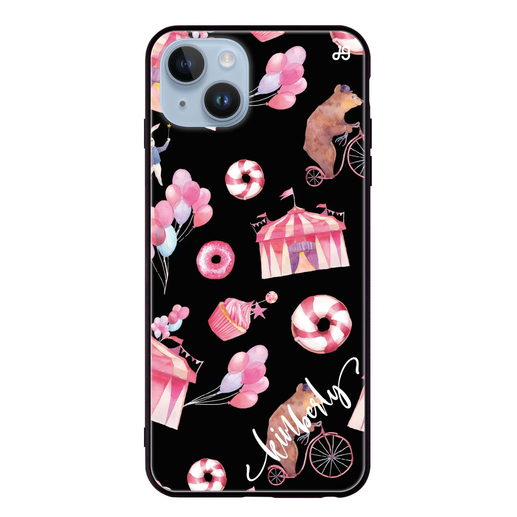 Red Circus iPhone 14 Plus Glass Case