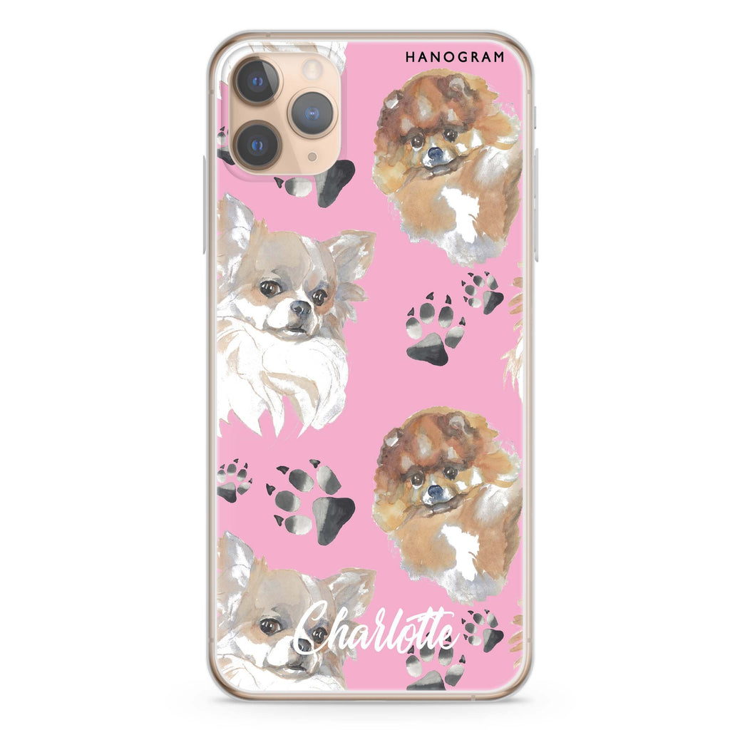 Pompom & Chihuahua iPhone 11 Pro Max Ultra Clear Case