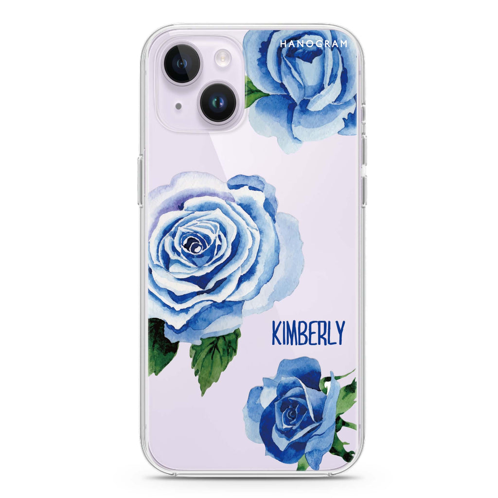 Blue Rose iPhone 13 Ultra Clear Case