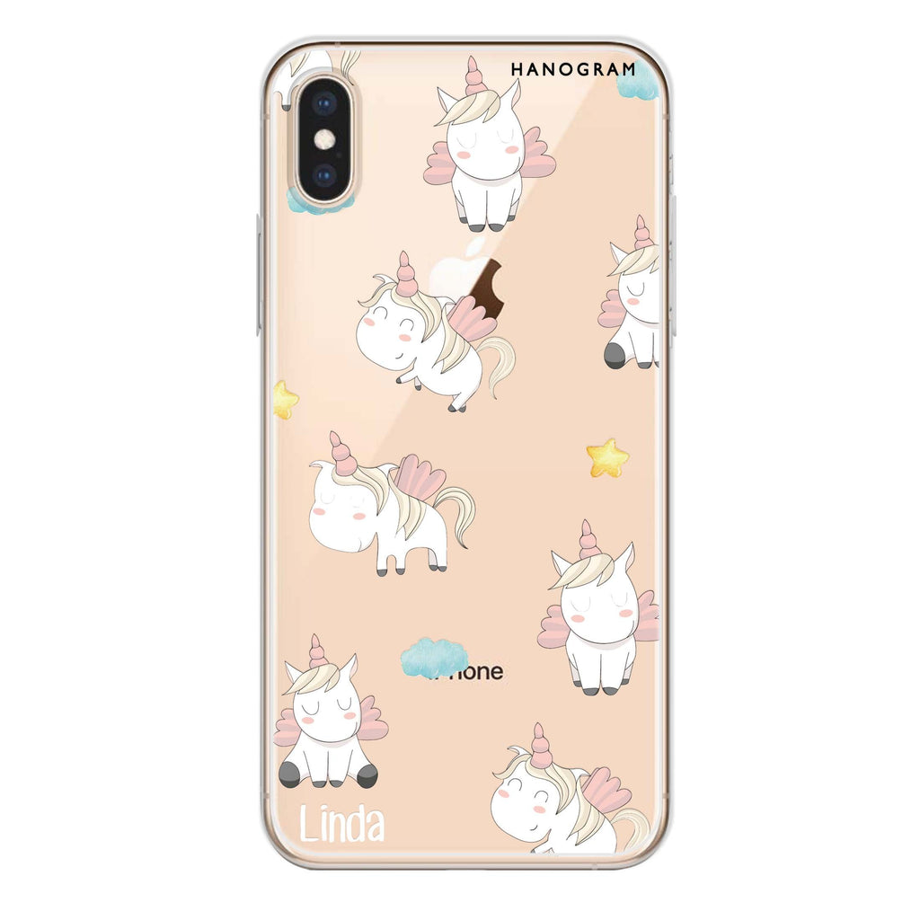Baby Cute Unicorn iPhone XS Ultra Clear Case