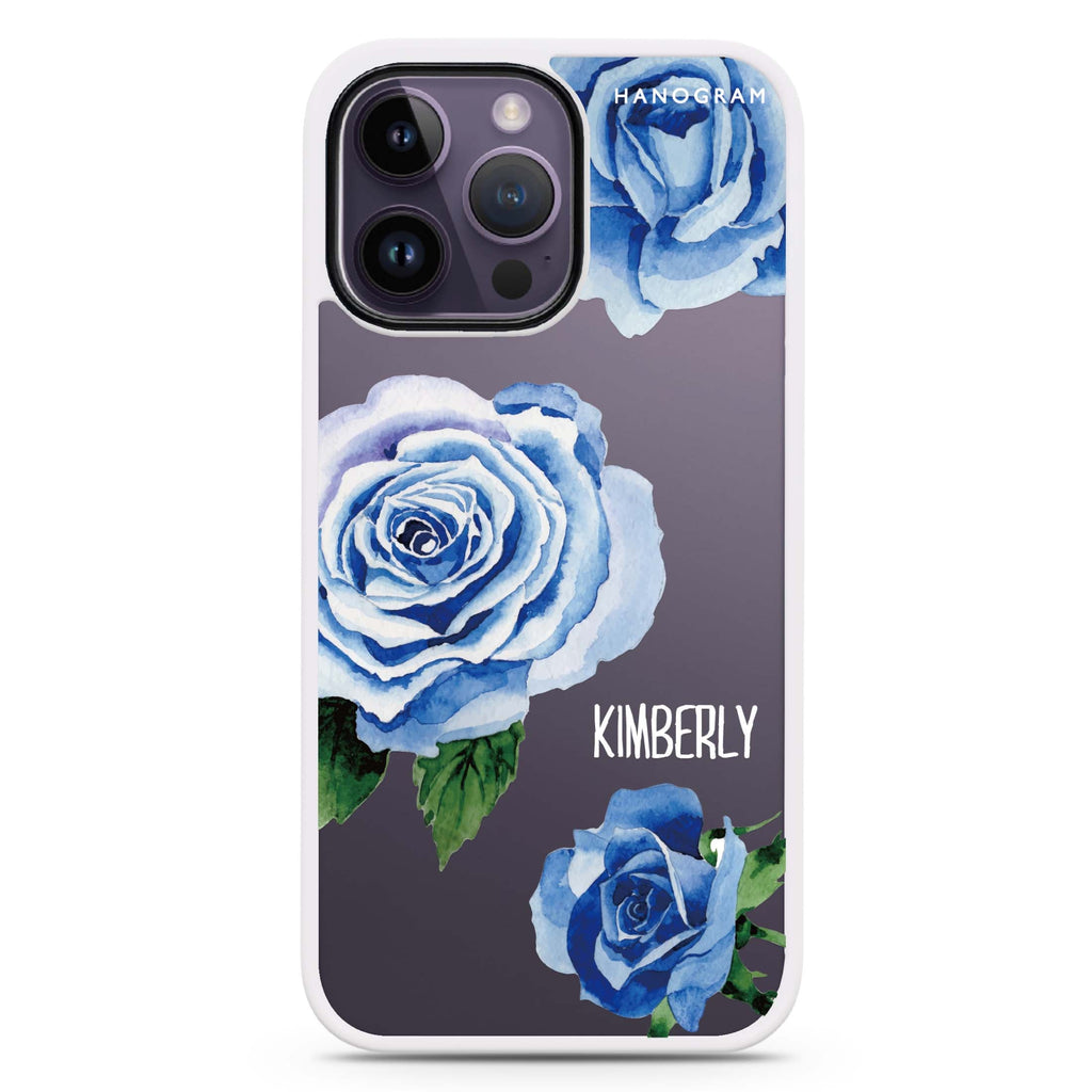 Blue Rose Impact Guard Bumper Case