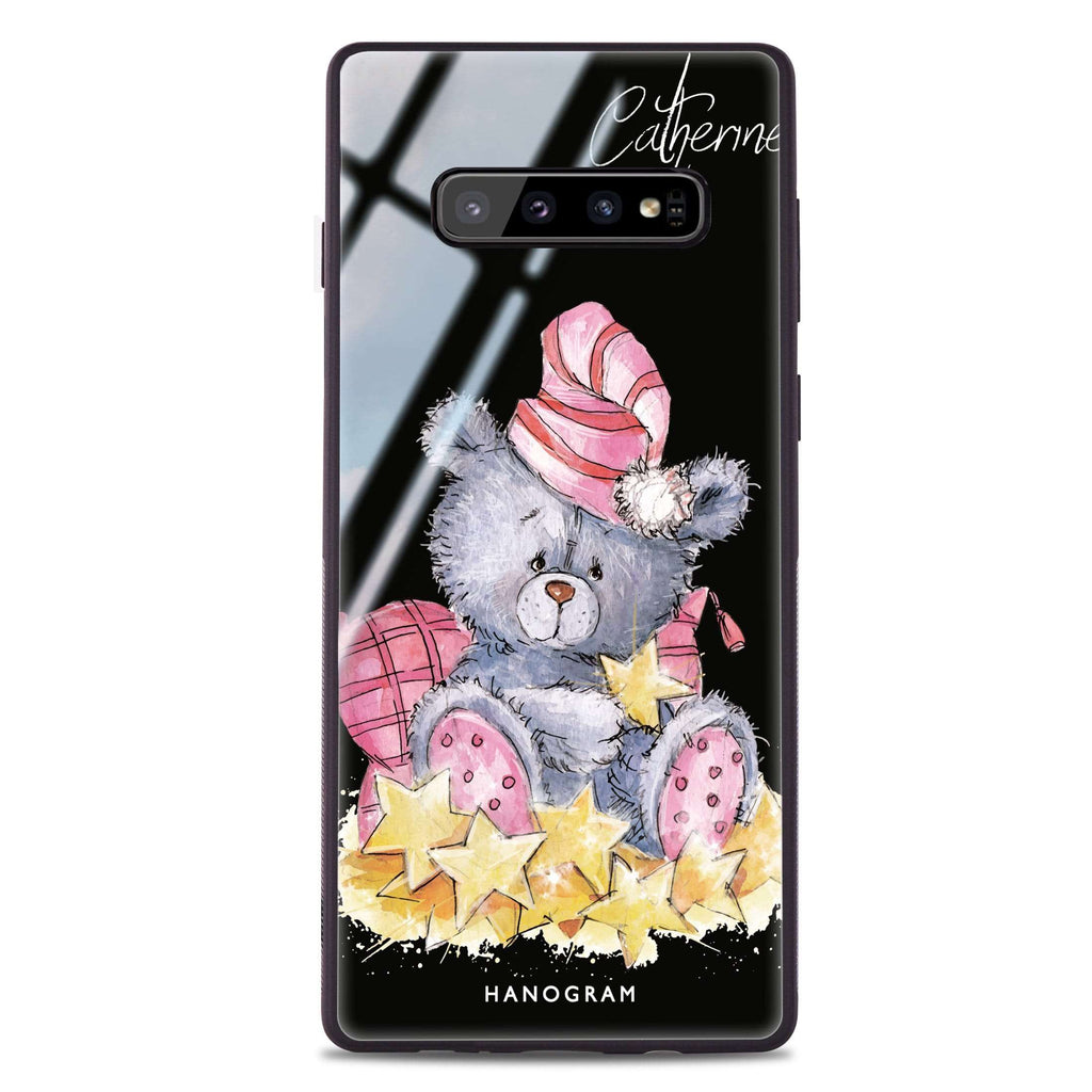 Star Bear Samsung S10 Plus Glass Case