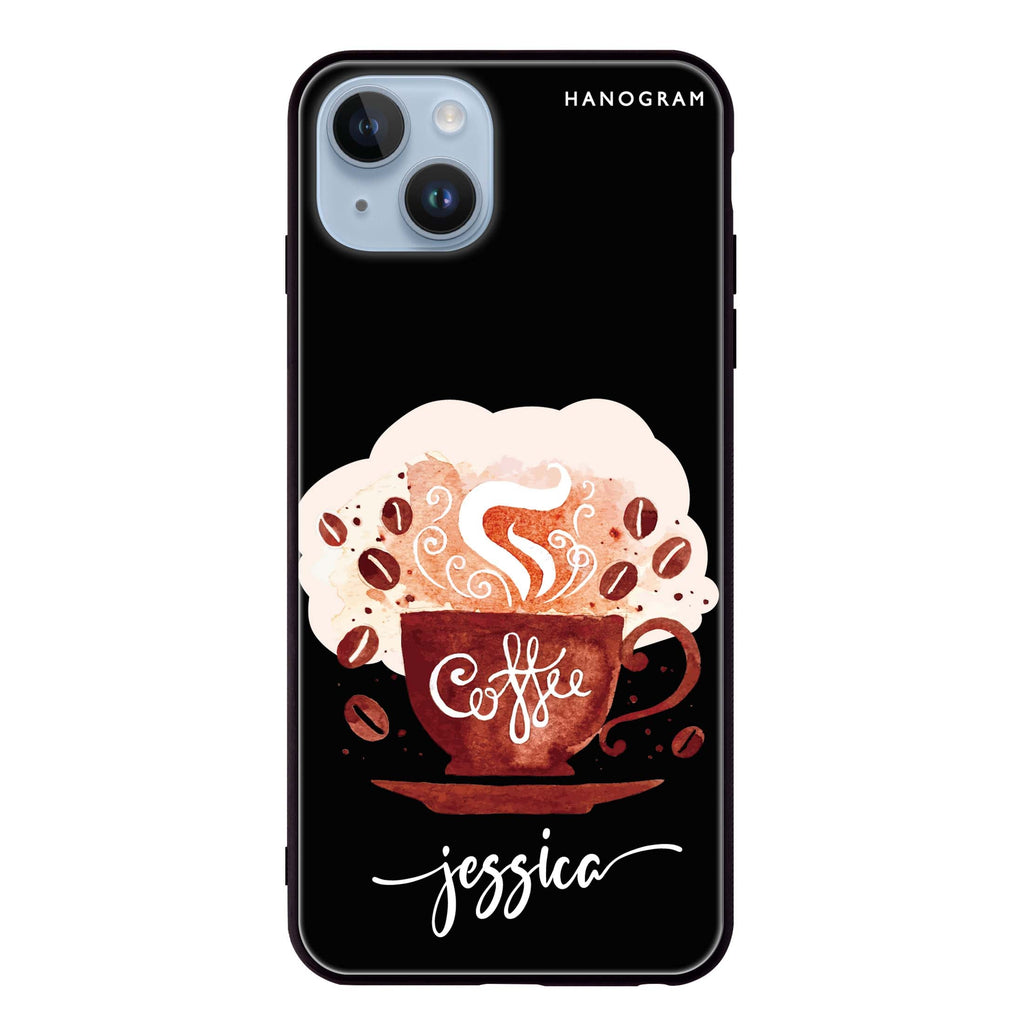 Fragrant coffee iPhone 14 Plus Glass Case