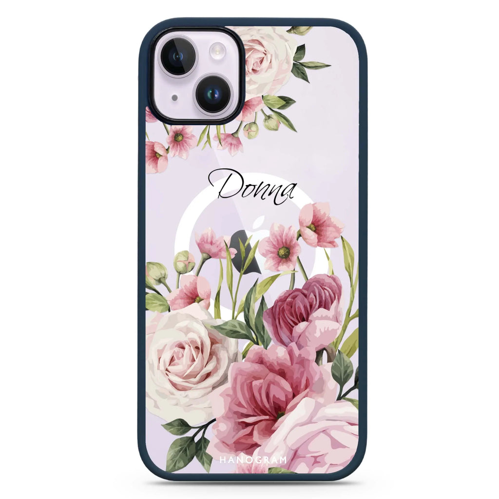 Beautiful Flowers iPhone 14 Plus MagSafe Compatible Impact Guard Bumper Case