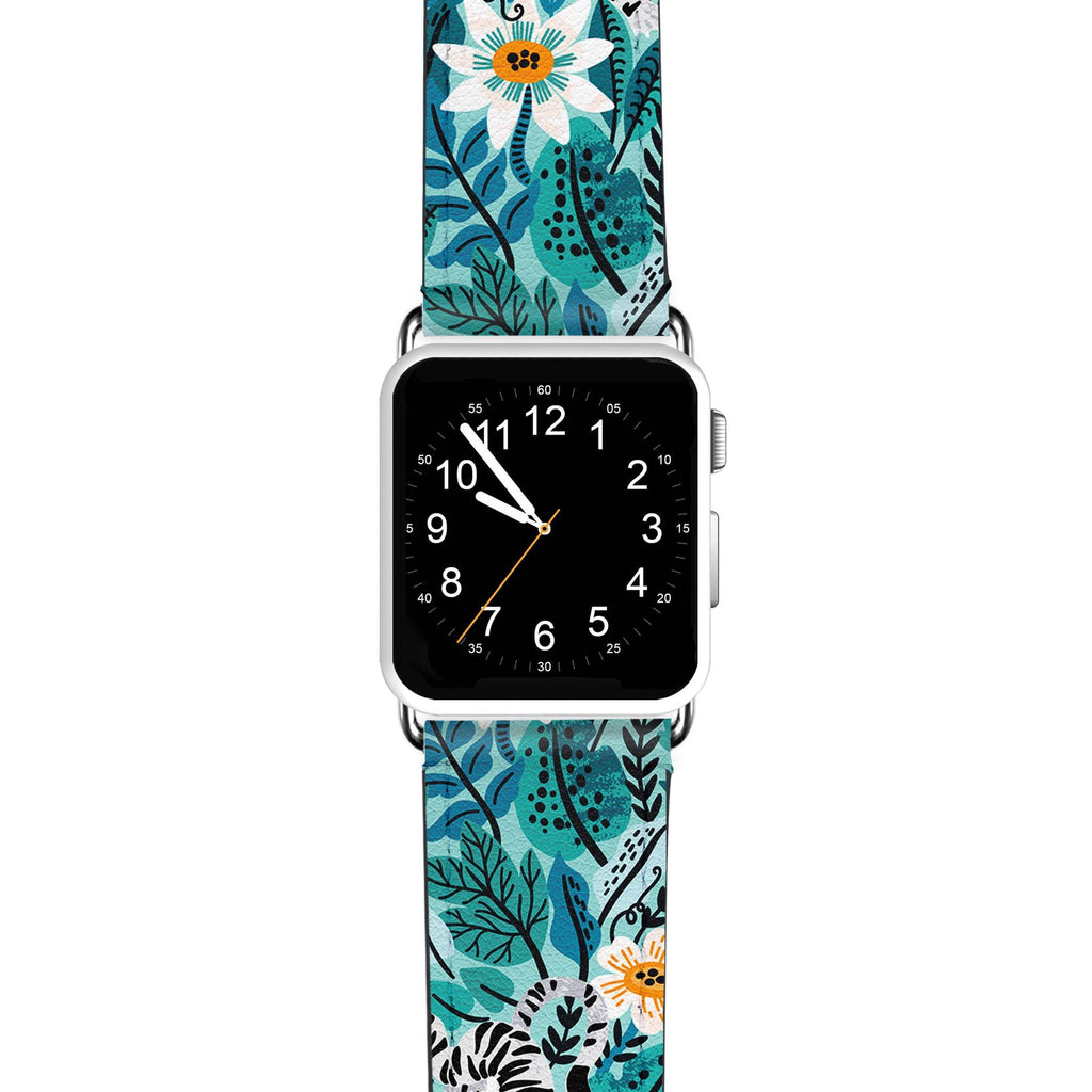 Tiger & Floral APPLE WATCH BANDS