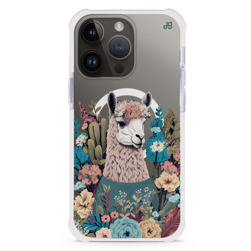 Lama in the garden MagSafe Compatible Ultra Shockproof Case