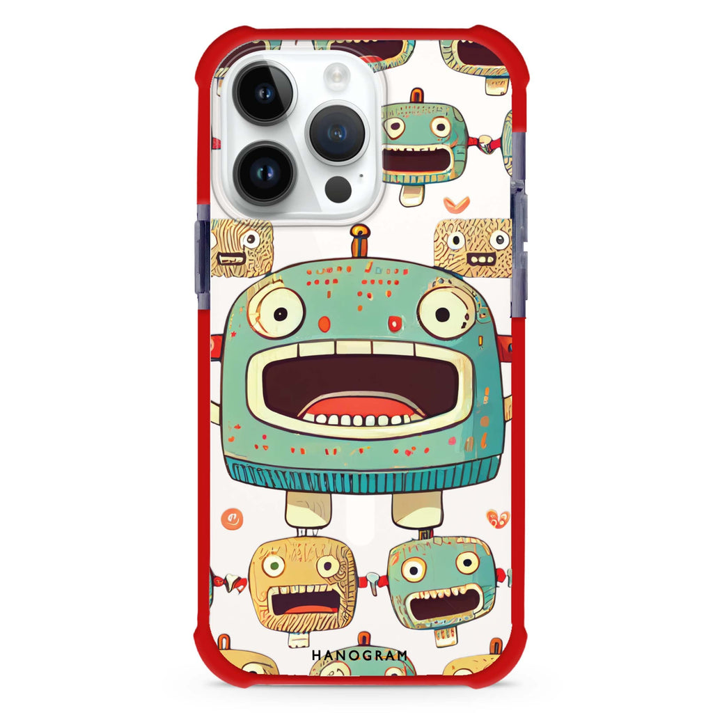 Cute robots MagSafe Compatible Ultra Shockproof Case