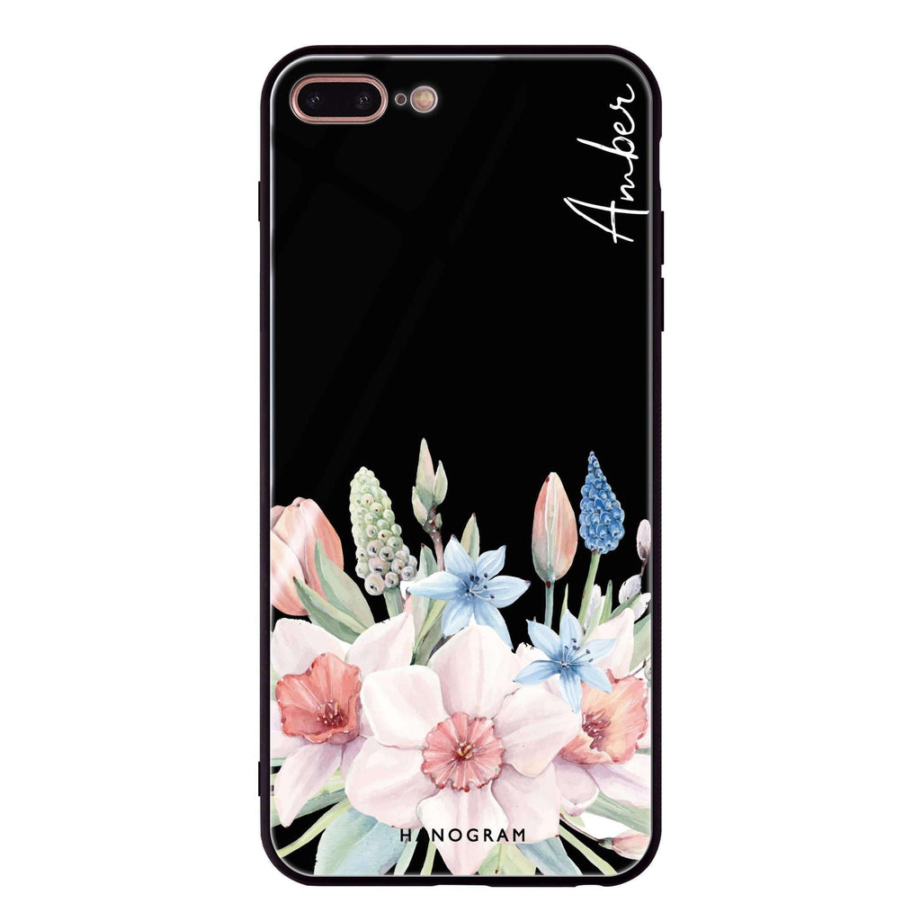 My Glamour Floral iPhone 7 Plus Glass Case